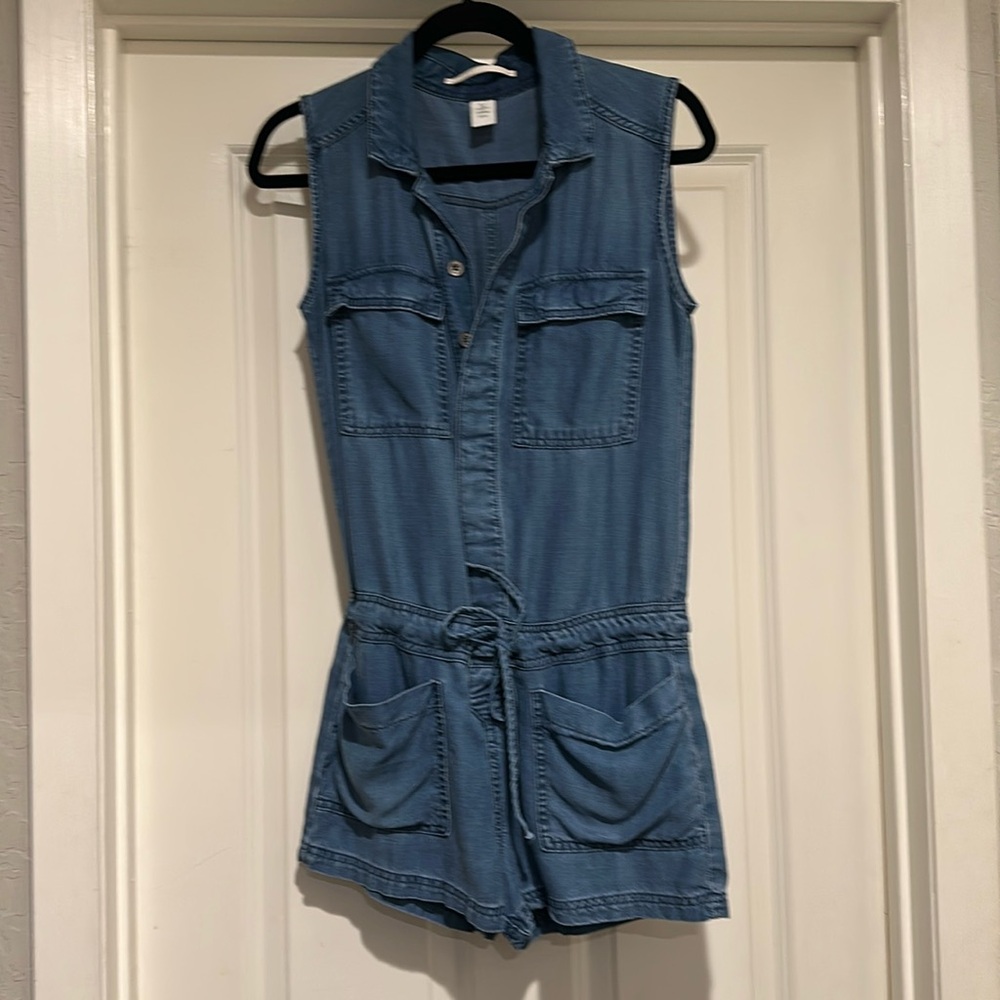 Denim romper size 4